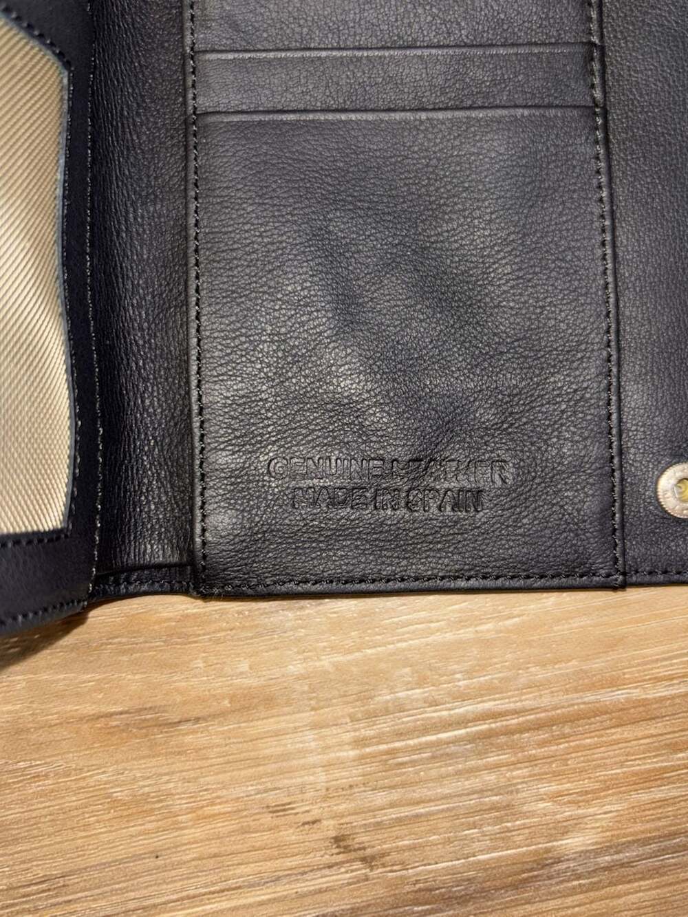 Lupo Barcelona Genuine Leather Bi-Fold Wallet Made in Spain - Picture 4 of 6